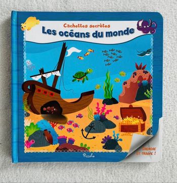 Livre enfant Cachettes secrètes Les océans du monde