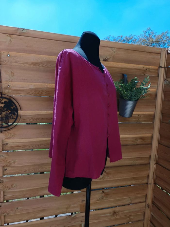 Blouse fushia taille 38/40 - photo numéro 2