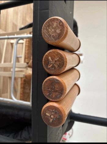 Lot de 4 pieds de sommier 