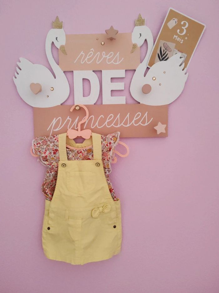 Ensemble deux pièces robe et t-shirt 3 mois