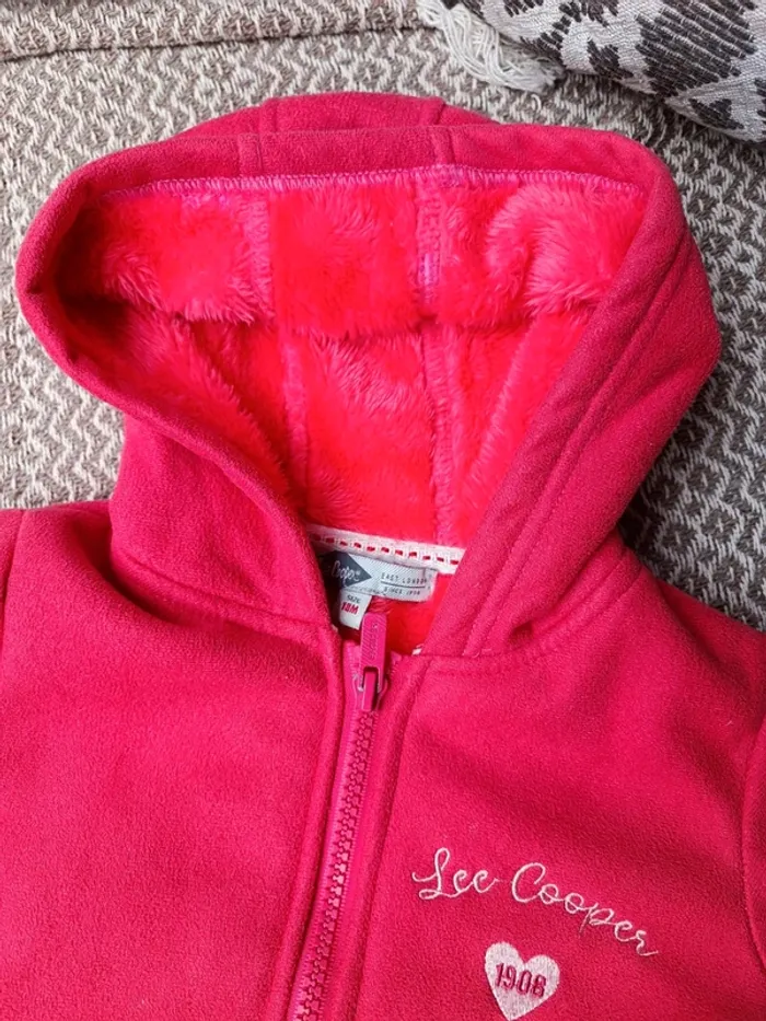 Veste polaire licorne Lee Cooper 18 mois - photo numéro 2