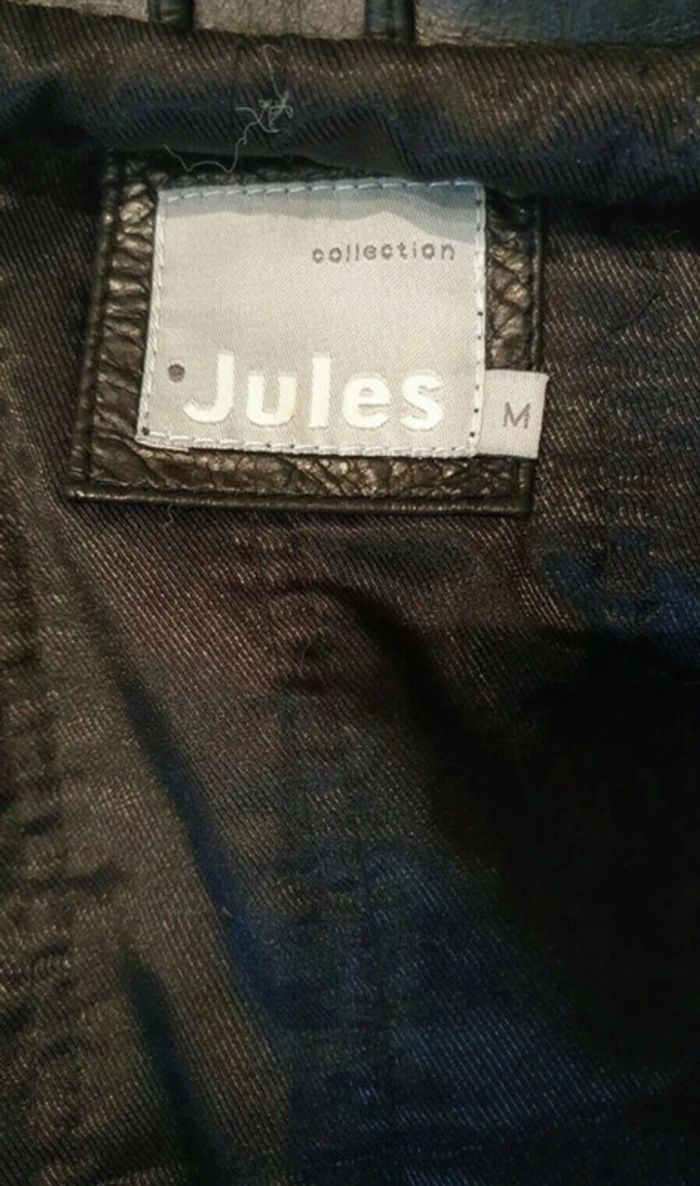 Belle veste cuir noir homme de la collection Jules de taille M. - photo numéro 11