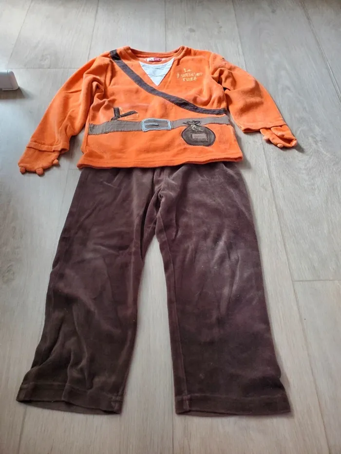 Pyjama velours DPAM 4 ans