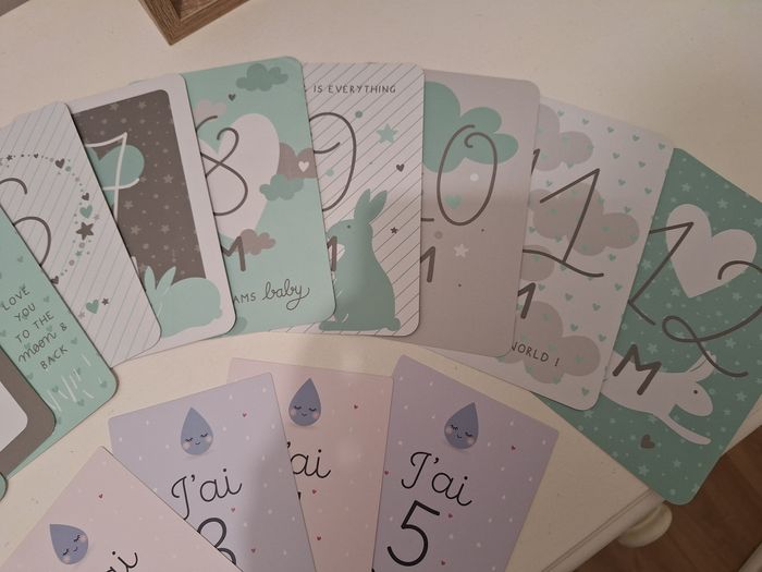 Cartes étapes âge bébé - photo numéro 3