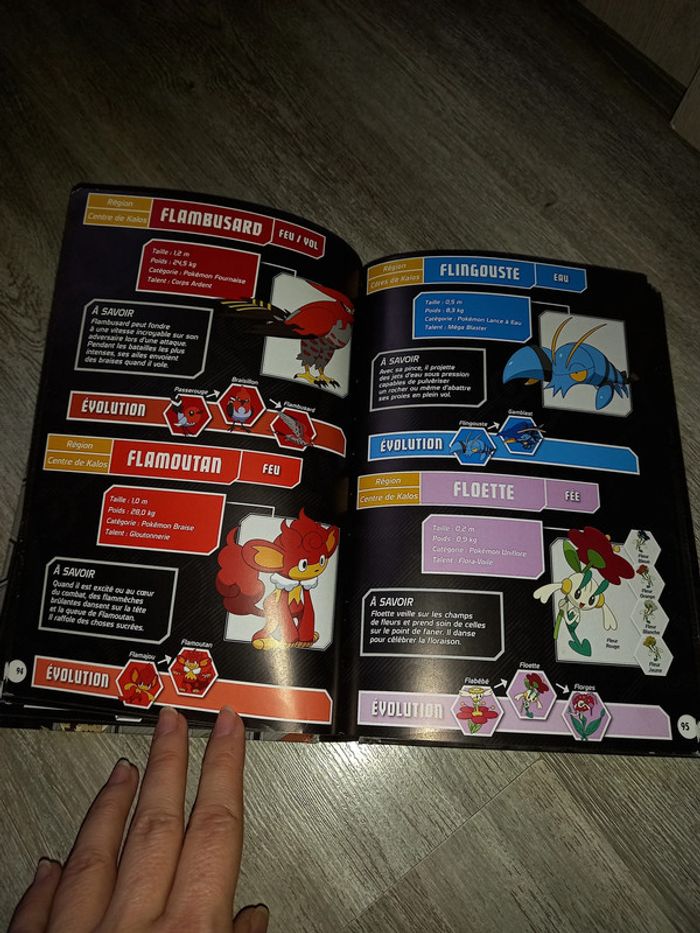 livre pokémon pokédex guide des pokémon de la région de kalos - photo numéro 7