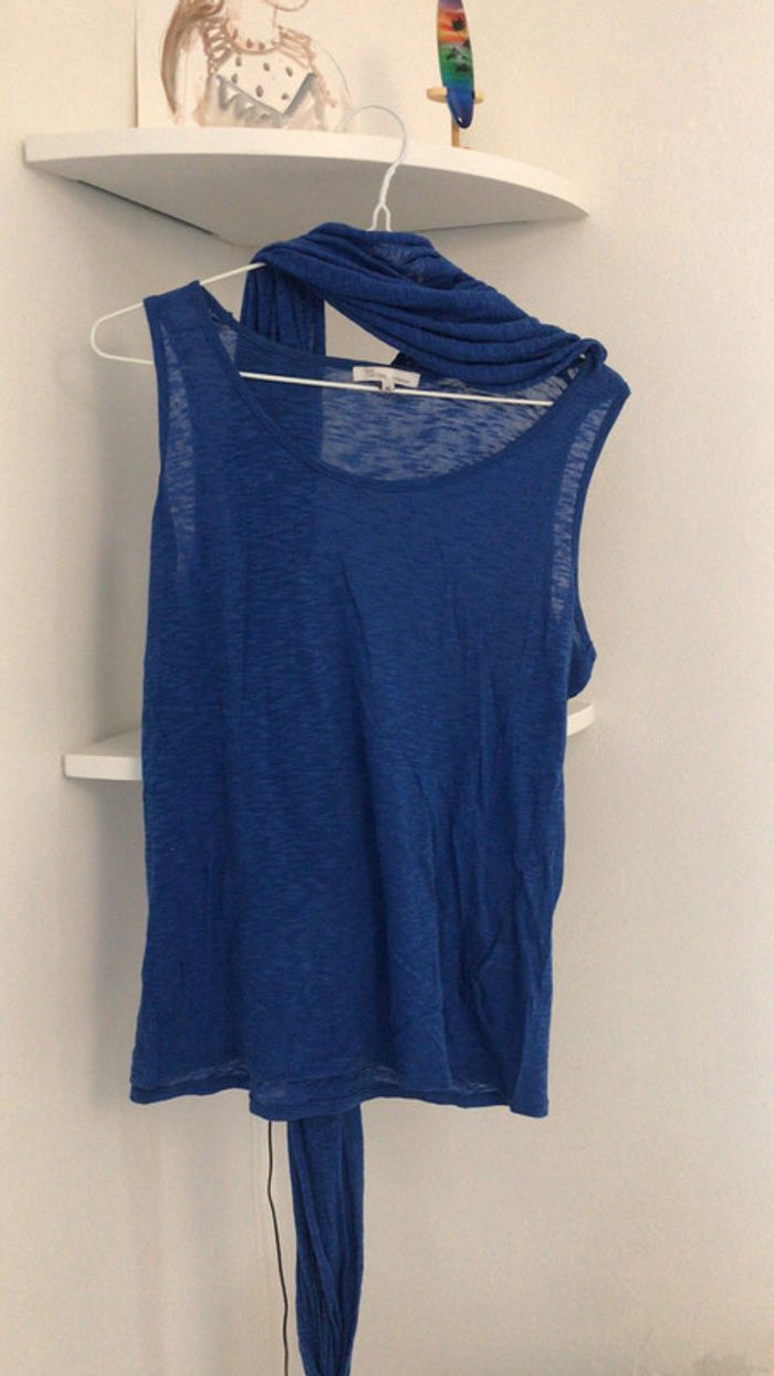 Débardeur bleu électrique taille M Les Petites - photo numéro 5