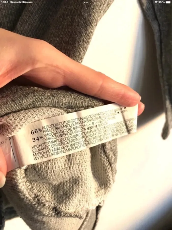 Pull manches 3/4 et à strass Zara taille M - photo numéro 10