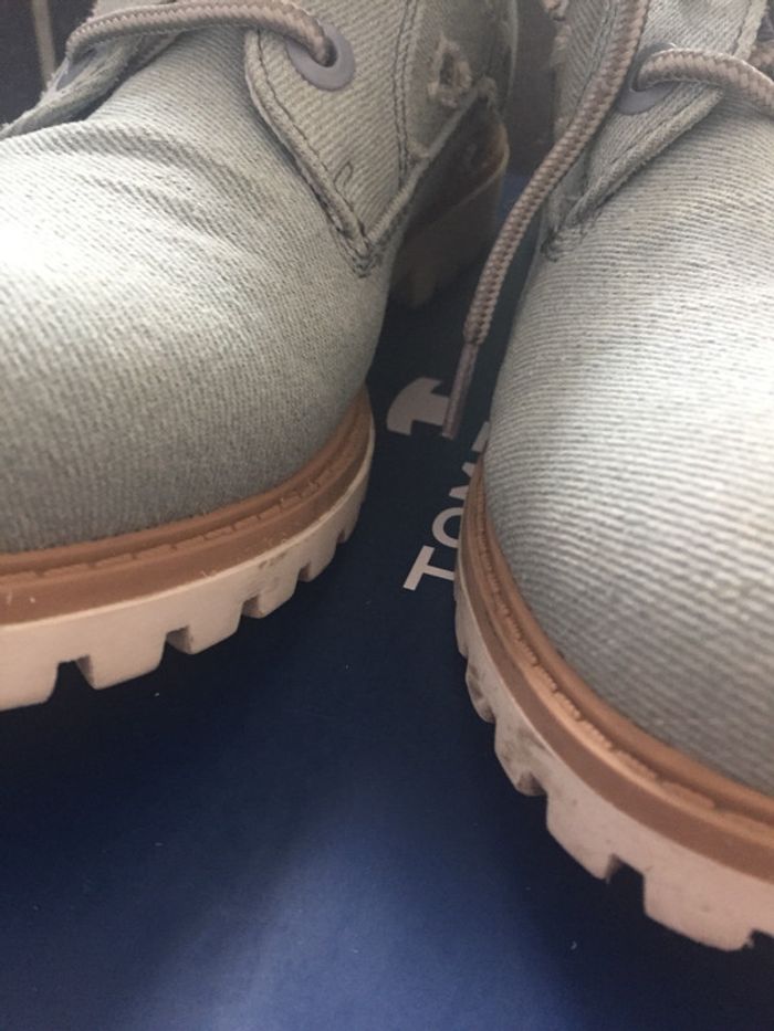 Chaussures bleu clair Tom Tailor Taille 38 - photo numéro 5