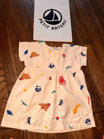 Robe petit bateau 12 mois
