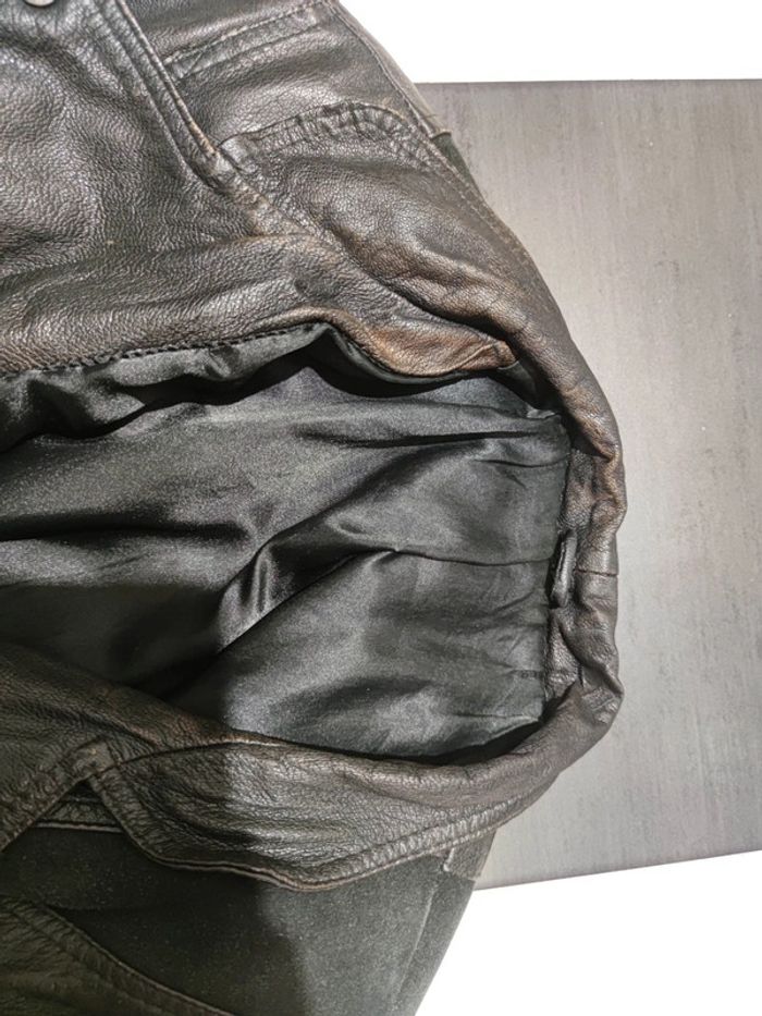 Veste cuir femme t48 - photo numéro 4