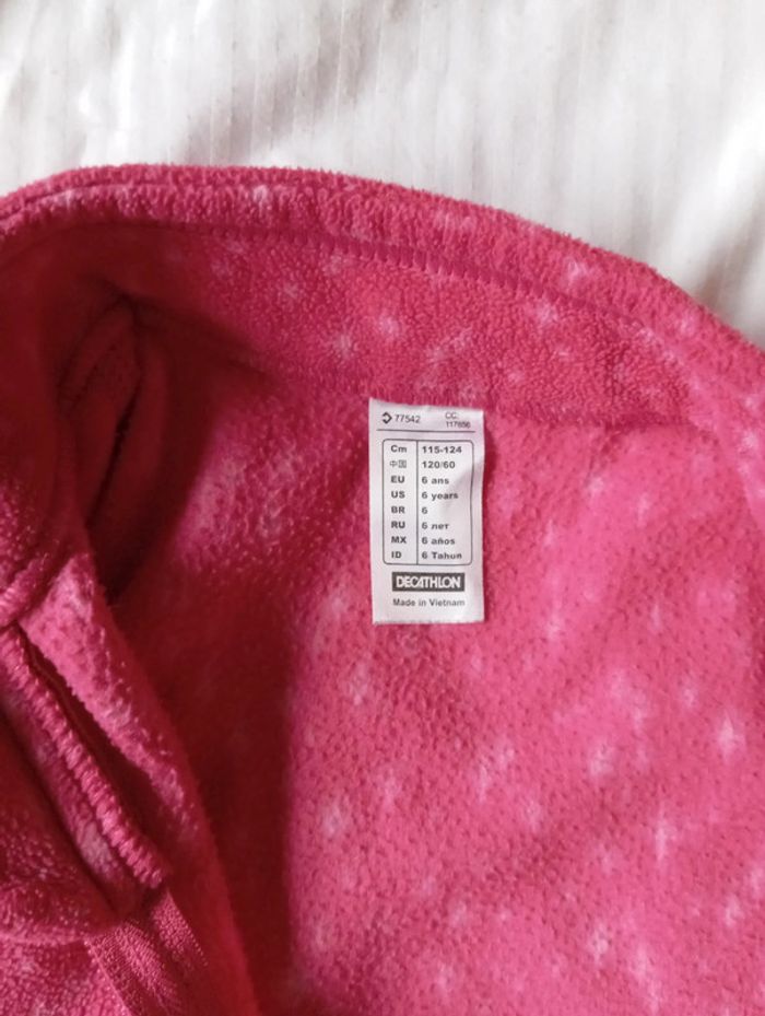 Gilet polaire Decathlon 6 ans - photo numéro 2