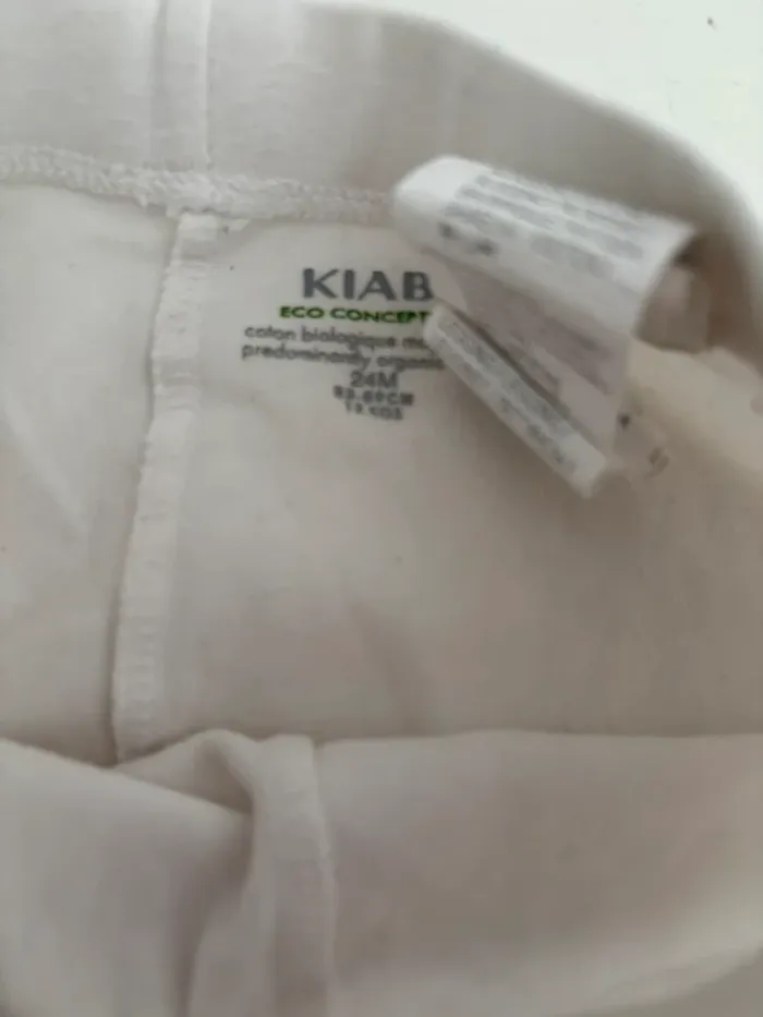 Legging blanc KIABI – Taille 24 mois 🤍 - photo numéro 4