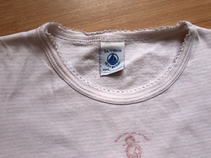 Maillot de corps MC Petit Bateau T. 2 ans/86 cm fille - photo numéro 3