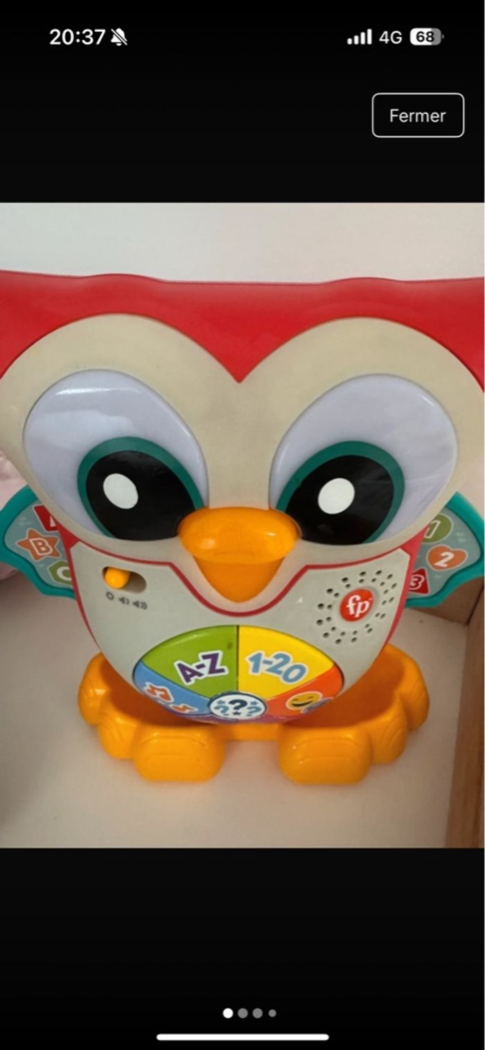 Jeux d'eveil Hibou