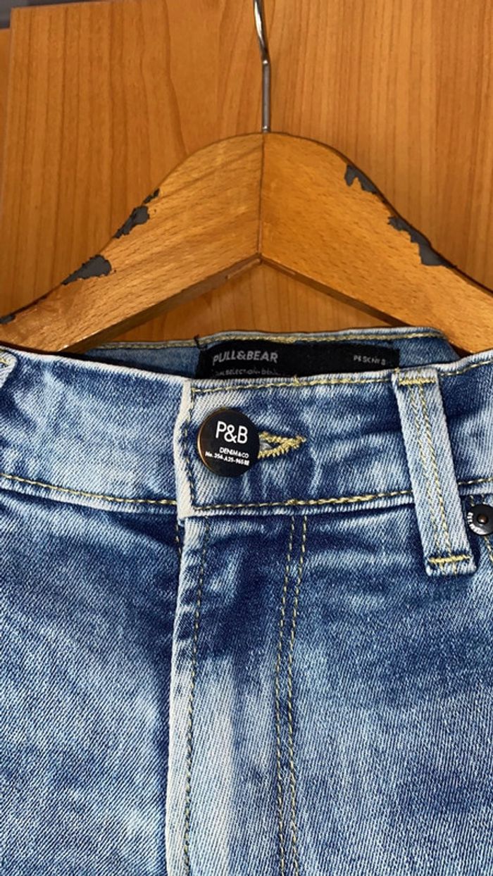 Jean délavé slim Pull&Bear 40 - photo numéro 3