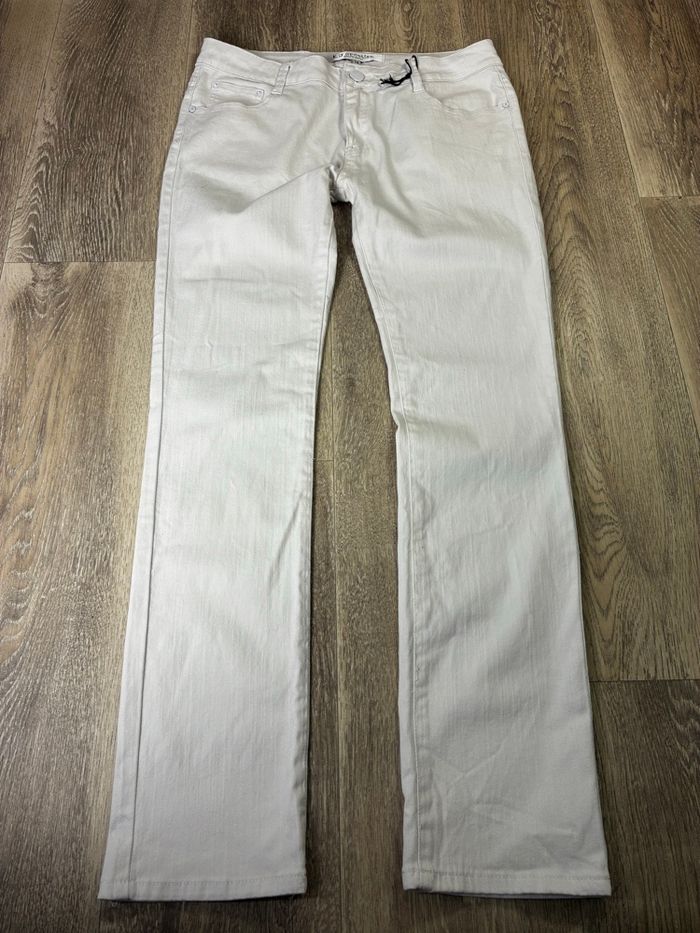 Jeans femme xl blanc - photo numéro 2