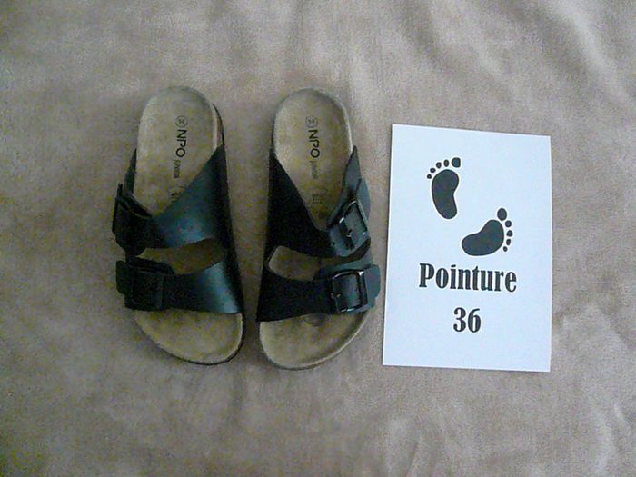 Mules cuir – Pointure 36