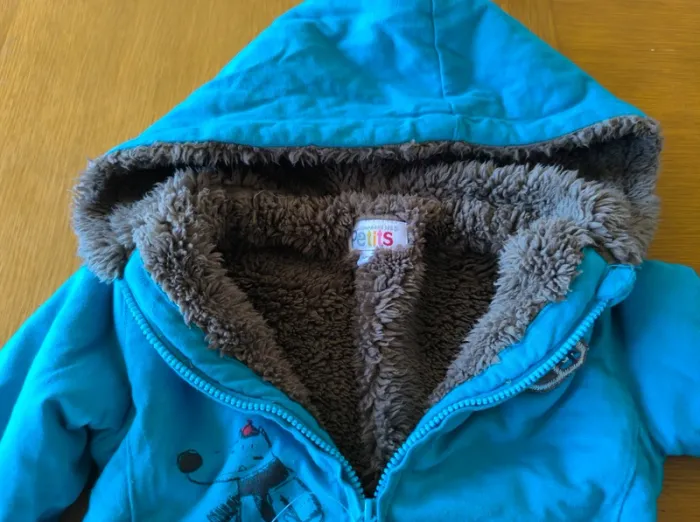 309720 blouson bleu garçon 24 mois la compagnie des petits - photo numéro 3