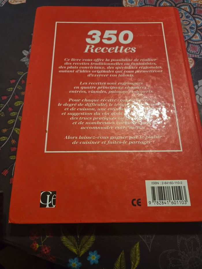 Livre 350 recettes - photo numéro 2