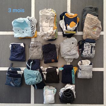 Lot automne hiver garçon 3 mois 