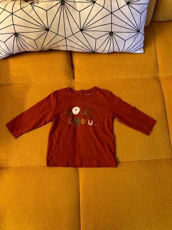Tee shirt manches longues 12 mois