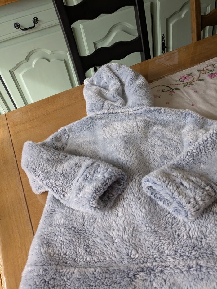 Blouson fille 10ans fourrure à capuche à oreilles - photo numéro 4
