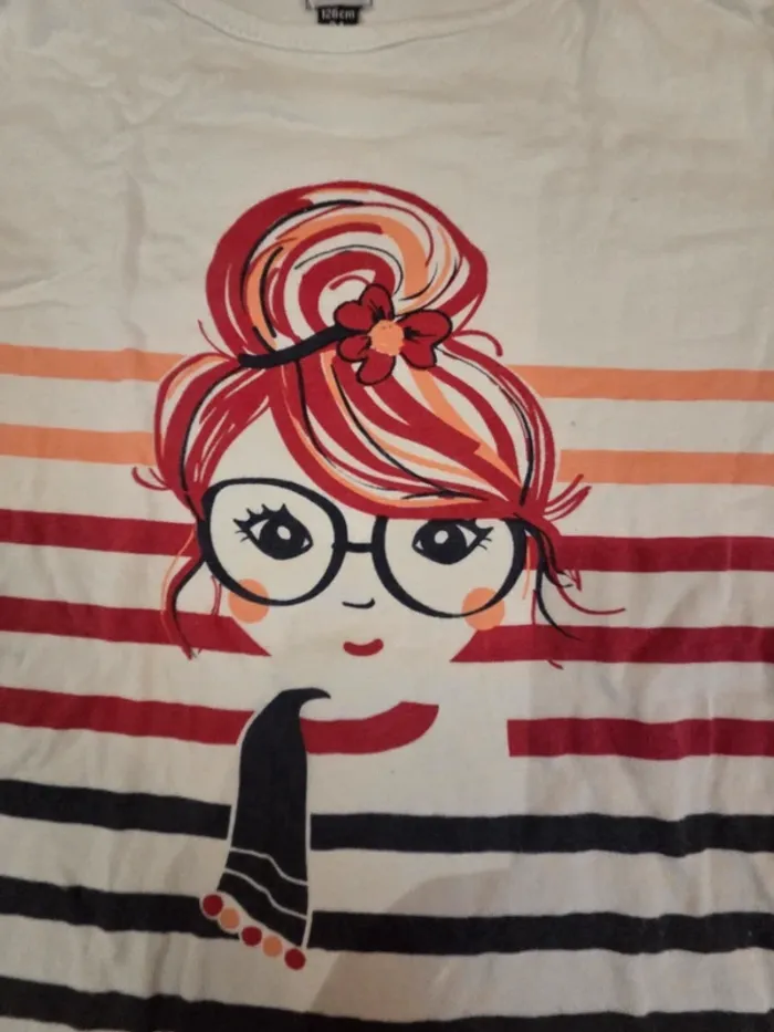 T shirt manches longues fille - photo numéro 2