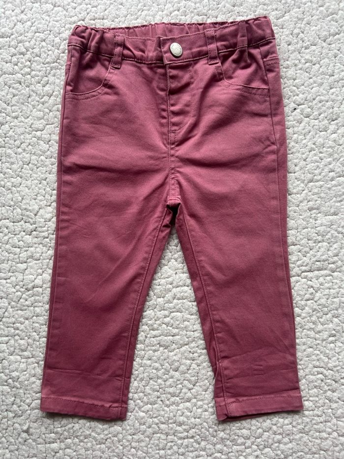 Look tee-shirts et pantalon roses taille 18 mois Tex - photo numéro 10