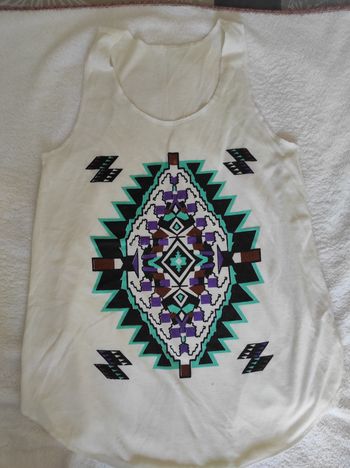 Débardeur blanc taille unique 