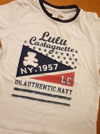 t shirt lulu castagnette taille 36 mois 98 cm