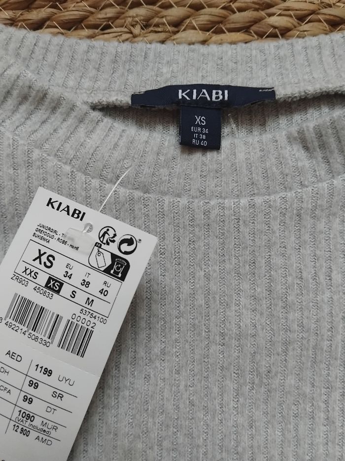 Robe pull,  kiabi, taille XS neuf avec étiquettes - photo numéro 2