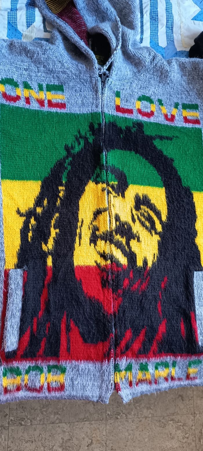 Veste à capuche, Alpaga, Bob Marley - photo numéro 6