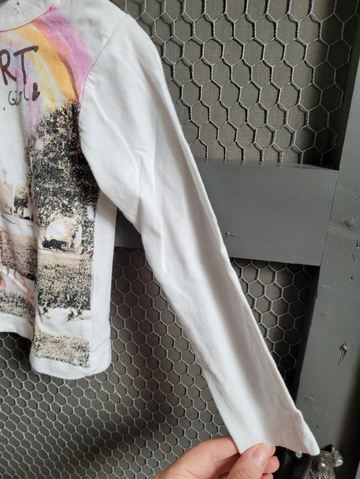 Tee shirt ML 3 pommes t.18 mois fille - photo numéro 4