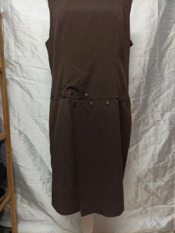 Robe Vera moda, t 44, tbe, marron