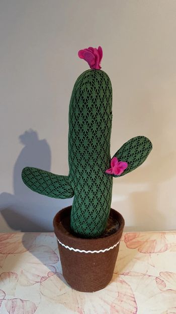 Cactus déco peluche