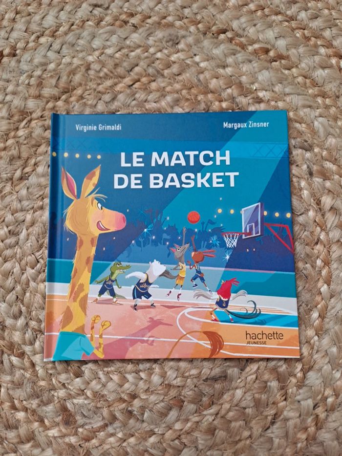 Livre enfant Le match de basket de Virginie Grimaldi