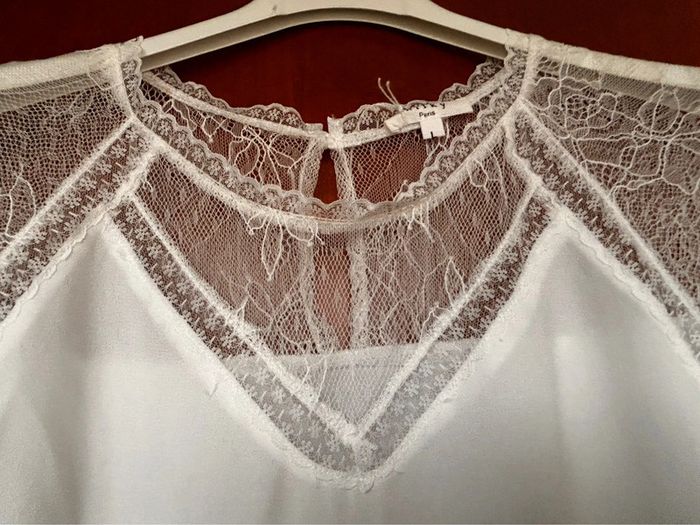 Blouse blanche dentelle 40 Kilky - photo numéro 2