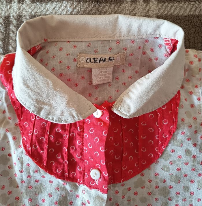 Chemise Enfant Manches Courtes à Motifs Fleuris 🌸 - 3 Mois / Orchestra - photo numéro 2