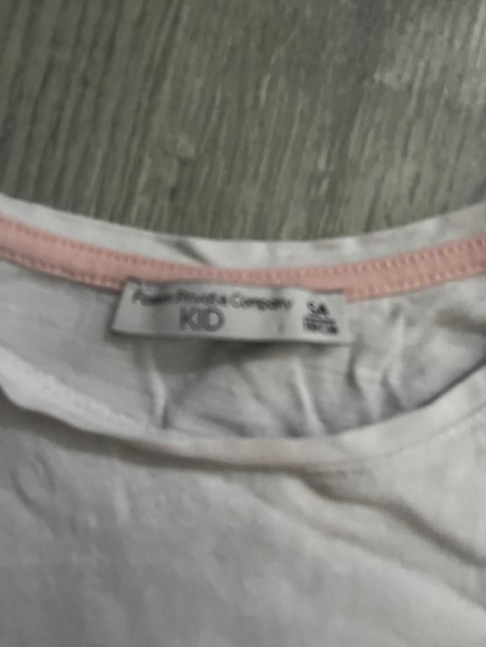 T shirt manches courtes fille FPC 5 ans - photo numéro 3