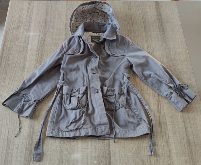 Manteau demi saison marque Jodhpur taille 6 ans pour fille. - photo numéro 3