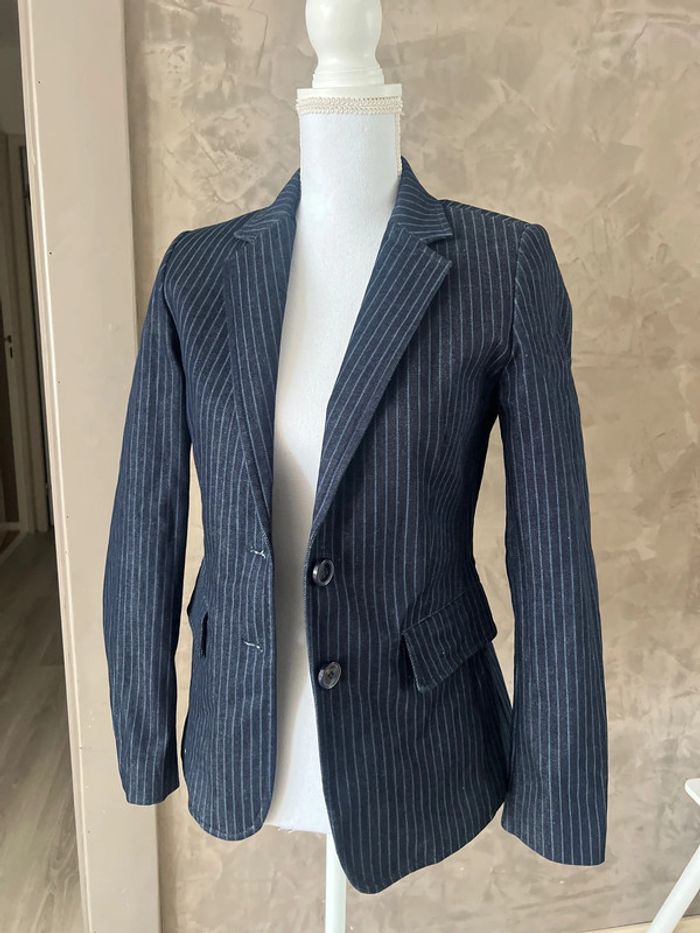Blazer à rayures