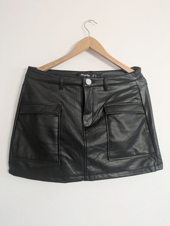 Jupe simili cuir 