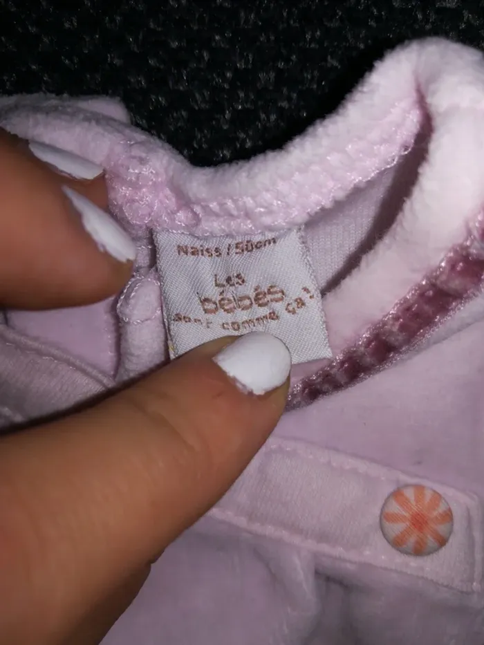 Jolie petite robe naissance, bébé fille - photo numéro 4