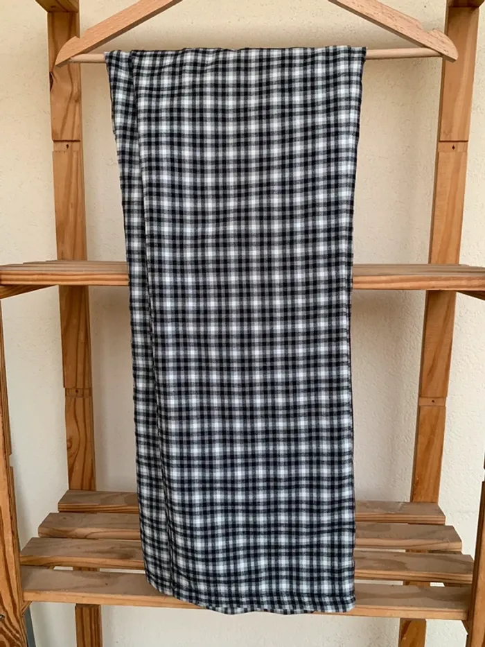 Pantalon large à carreaux - photo numéro 3