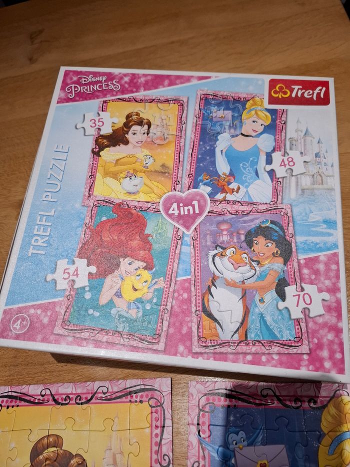 4 puzzles princesses disney - photo numéro 4