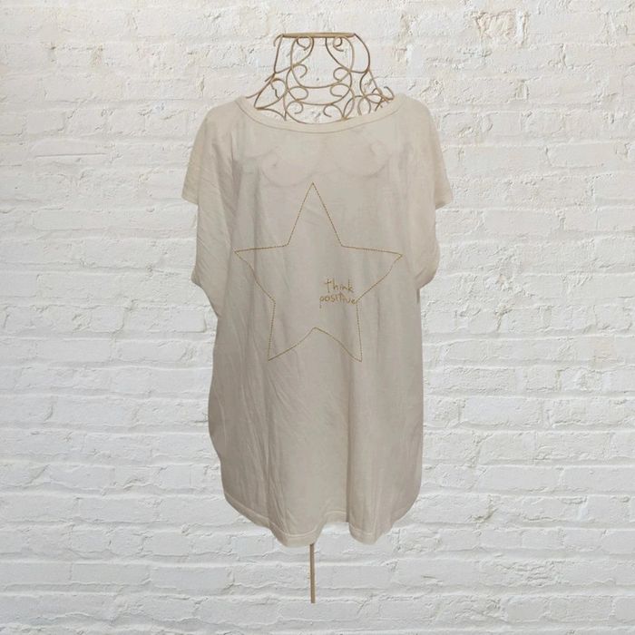 Haut blanc crème Mango Taille M - photo numéro 3