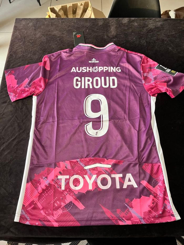 Maillot losc  rose floqué Giroud 9 - photo numéro 3