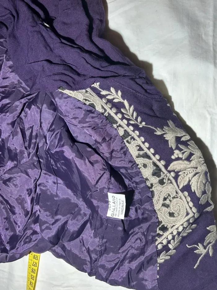 Blazer jeff gallano vintage en viscose - photo numéro 10