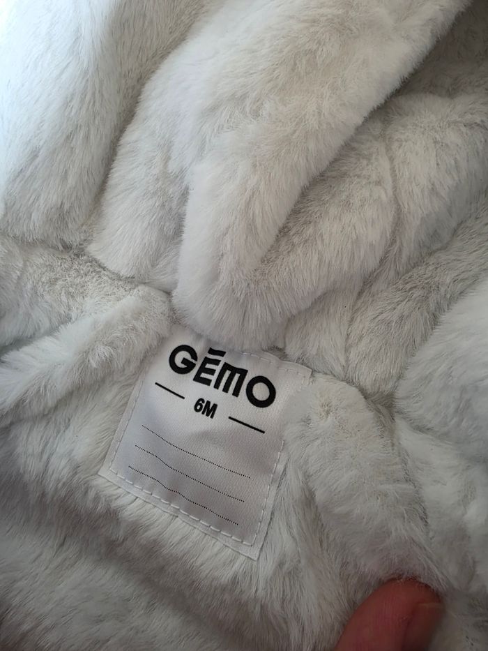 Combinaison fourée hiver avec capuche - Gemo - 6 mois - photo numéro 3