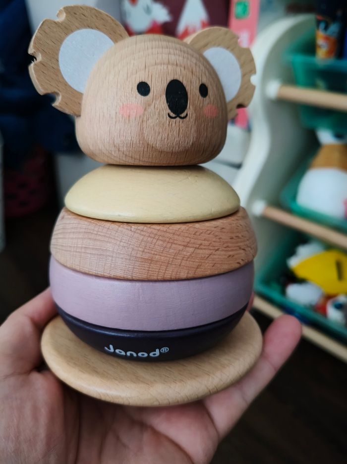 Jouet bois culbuto koala Janod - photo numéro 2